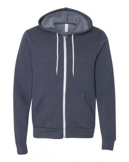 BELLA + CANVAS-Unisex Sponge Fleece Full-Zip Hoodie-3739